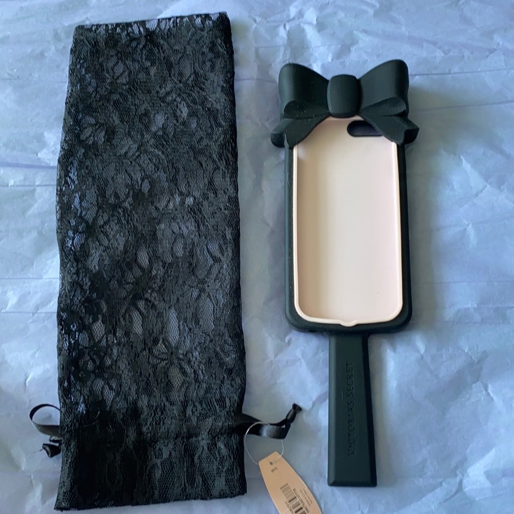 Victoria Secret Vintage mirror phone case iphone 6 New with plastic & lace bag
